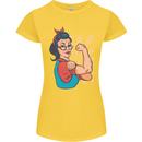 Strong Successful Woman Womens Petite Cut T-Shirt Yellow