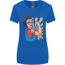 Strong Successful Woman Womens Wider Cut T-Shirt Royal Blue