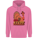 Stuff Yourself Funny Vegetarian Vegan Turkey Mens 80% Cotton Hoodie Azelea