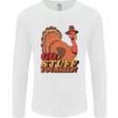 Stuff Yourself Funny Vegetarian Vegan Turkey Mens Long Sleeve T-Shirt White