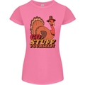 Stuff Yourself Funny Vegetarian Vegan Turkey Womens Petite Cut T-Shirt Azalea