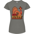 Stuff Yourself Funny Vegetarian Vegan Turkey Womens Petite Cut T-Shirt Charcoal