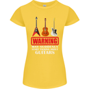 Suddenly Start Talking About Guitars Funny Womens Petite Cut T-Shirt Yellow