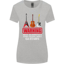Suddenly Start Talking About Guitars Funny Womens Wider Cut T-Shirt Sports Grey