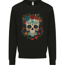 Sugar Skull DOTD Day of the Dead Kids Sweatshirt Jumper Black