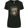Sugar Skull DOTD Day of the Dead Womens Wider Cut T-Shirt Black