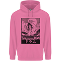 Sumo Wrestler Drummer Drumming Drum Childrens Kids Hoodie Azalea