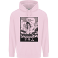 Sumo Wrestler Drummer Drumming Drum Childrens Kids Hoodie Light Pink