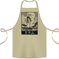 Sumo Wrestler Drummer Drumming Drum Cotton Apron 100% Organic Khaki