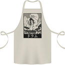 Sumo Wrestler Drummer Drumming Drum Cotton Apron 100% Organic Natural