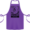 Sumo Wrestler Drummer Drumming Drum Cotton Apron 100% Organic Purple