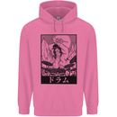 Sumo Wrestler Drummer Drumming Drum Mens 80% Cotton Hoodie Azelea