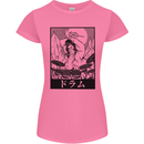 Sumo Wrestler Drummer Drumming Drum Womens Petite Cut T-Shirt Azalea