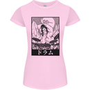 Sumo Wrestler Drummer Drumming Drum Womens Petite Cut T-Shirt Light Pink