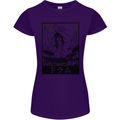 Sumo Wrestler Drummer Drumming Drum Womens Petite Cut T-Shirt Purple