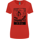 Sumo Wrestler Drummer Drumming Drum Womens Wider Cut T-Shirt Red