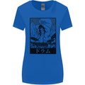 Sumo Wrestler Drummer Drumming Drum Womens Wider Cut T-Shirt Royal Blue