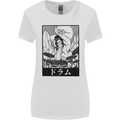 Sumo Wrestler Drummer Drumming Drum Womens Wider Cut T-Shirt White