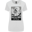 Sumo Wrestler Drummer Drumming Drum Womens Wider Cut T-Shirt White