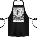Sumo Wrestler Drummer Drumming Drums Cotton Apron 100% Organic Black