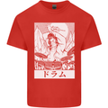 Sumo Wrestler Drummer Drumming Drums Kids T-Shirt Childrens Red