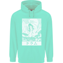 Sumo Wrestler Drummer Drumming Drums Mens 80% Cotton Hoodie Peppermint