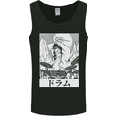 Sumo Wrestler Drummer Drumming Drums Mens Vest Tank Top Black