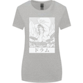 Sumo Wrestler Drummer Drumming Drums Womens Wider Cut T-Shirt Sports Grey