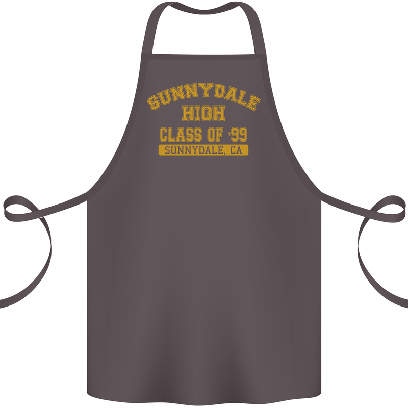 Sunnydale High TV & Movies Cotton Apron 100% Organic Dark Grey