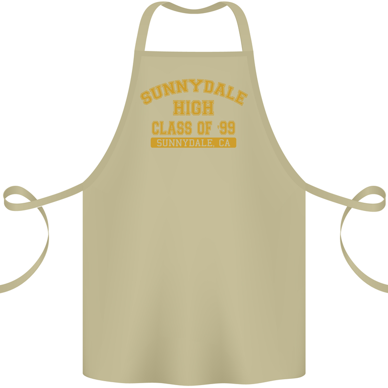 Sunnydale High TV & Movies Cotton Apron 100% Organic Khaki