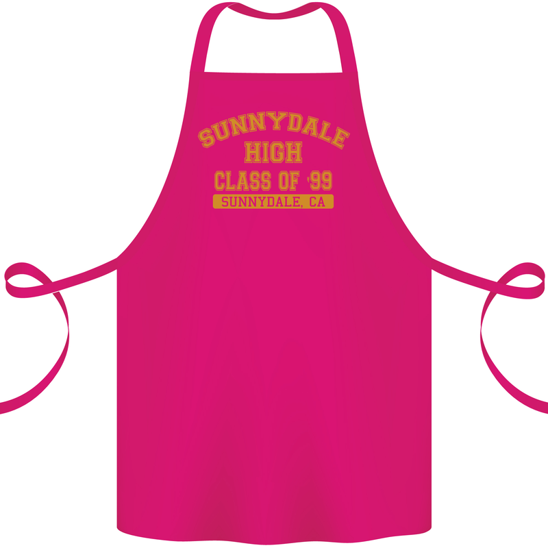 Sunnydale High TV & Movies Cotton Apron 100% Organic Pink