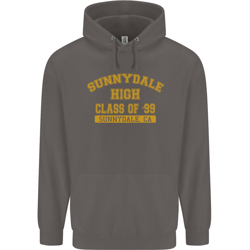 Sunnydale High TV & Movies Mens 80% Cotton Hoodie Charcoal