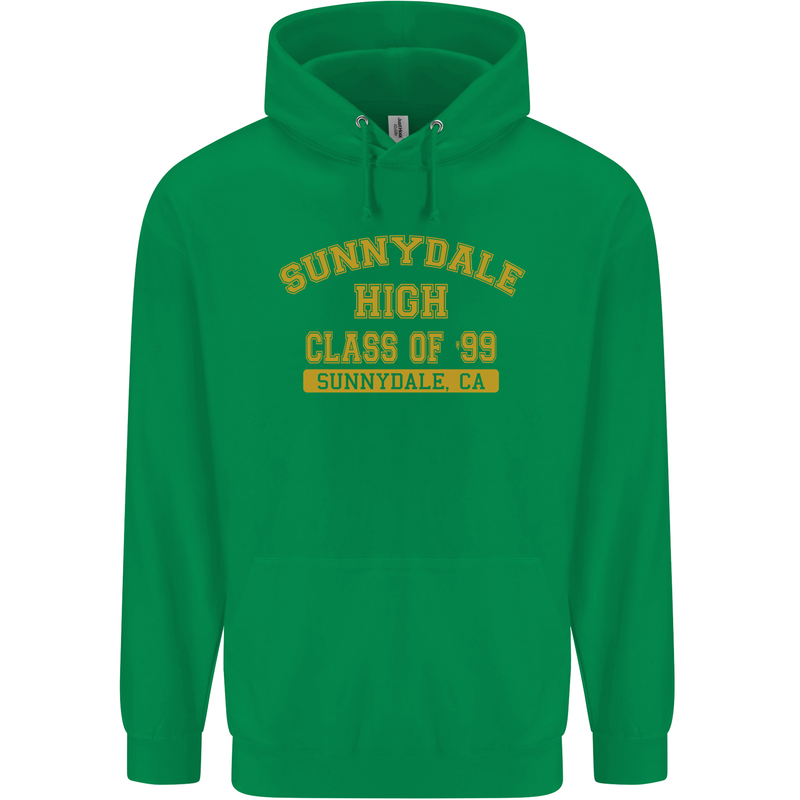 Sunnydale High TV & Movies Mens 80% Cotton Hoodie Irish Green