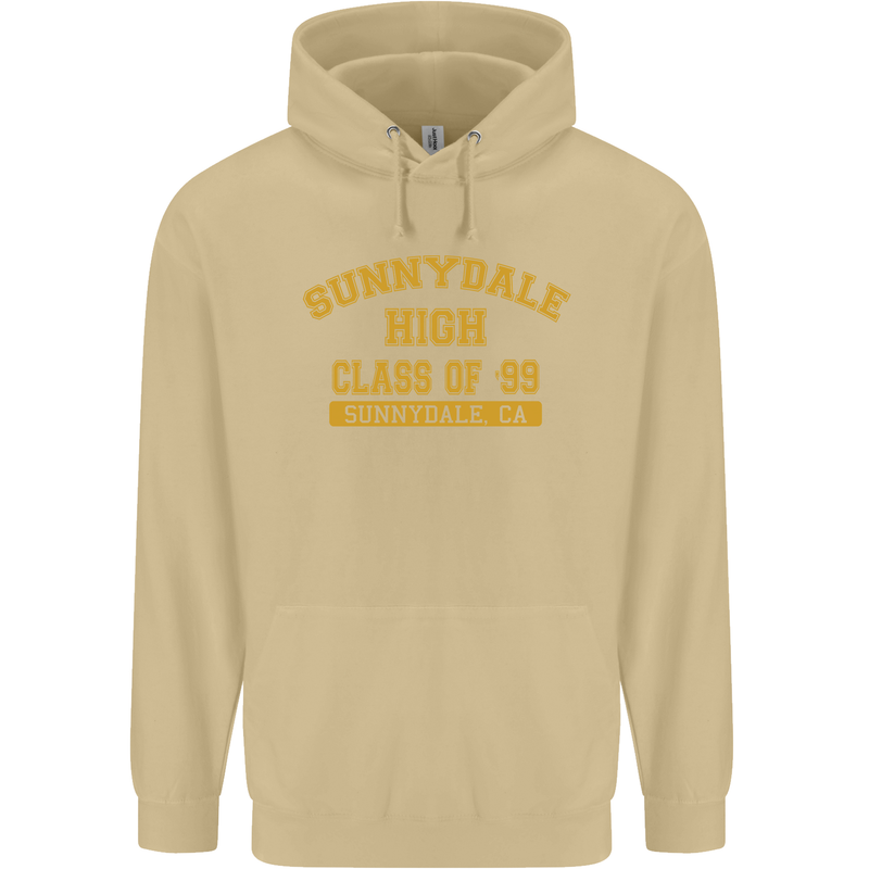 Sunnydale High TV & Movies Mens 80% Cotton Hoodie Sand
