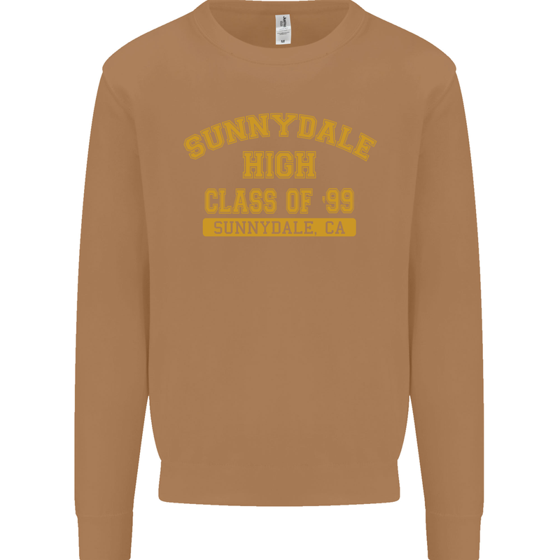 Sunnydale High TV & Movies Mens Sweatshirt Jumper Caramel Latte