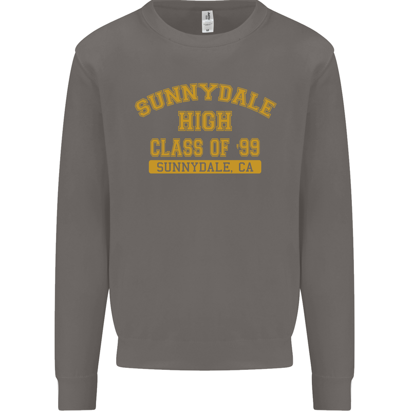 Sunnydale High TV & Movies Mens Sweatshirt Jumper Charcoal