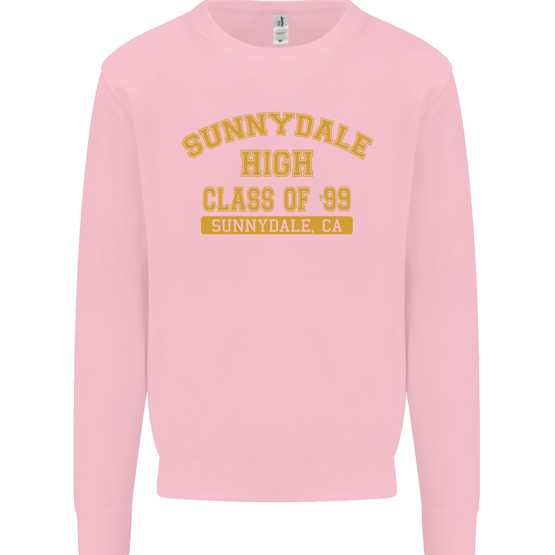 Sunnydale High TV & Movies Mens Sweatshirt Jumper Light Pink