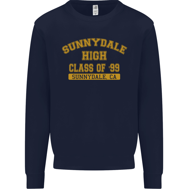 Sunnydale High TV & Movies Mens Sweatshirt Jumper Navy Blue