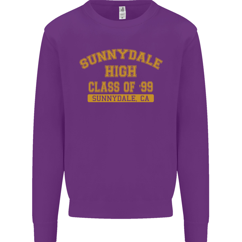 Sunnydale High TV & Movies Mens Sweatshirt Jumper Purple