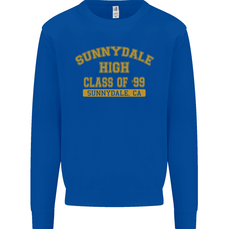Sunnydale High TV & Movies Mens Sweatshirt Jumper Royal Blue