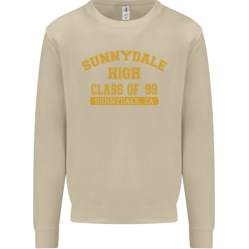 Sunnydale High TV & Movies Mens Sweatshirt Jumper Sand