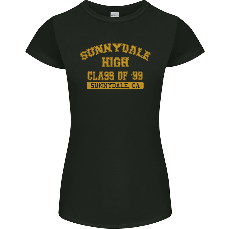 Sunnydale High TV & Movies Womens Petite Cut T-Shirt Black