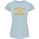 Sunnydale High TV & Movies Womens Petite Cut T-Shirt Light Blue
