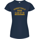 Sunnydale High TV & Movies Womens Petite Cut T-Shirt Navy Blue