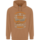 Super Awesome Dad Funny Fathers Day Mens 80% Cotton Hoodie Caramel Latte