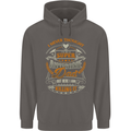 Super Awesome Dad Funny Fathers Day Mens 80% Cotton Hoodie Charcoal