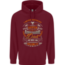 Super Awesome Dad Funny Fathers Day Mens 80% Cotton Hoodie Maroon