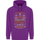 Super Awesome Dad Funny Fathers Day Mens 80% Cotton Hoodie Purple