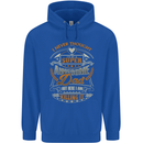 Super Awesome Dad Funny Fathers Day Mens 80% Cotton Hoodie Royal Blue