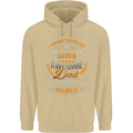 Super Awesome Dad Funny Fathers Day Mens 80% Cotton Hoodie Sand